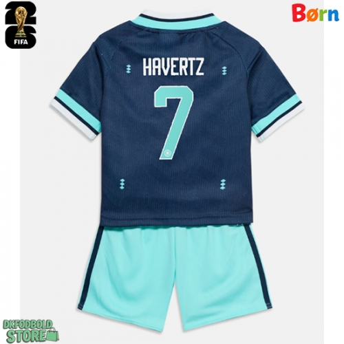 Tyskland Kai Havertz #7 Replika Babytøj Udebanesæt Børn VM 2026 Kortærmet (+ Korte bukser)